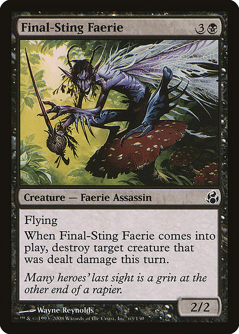 Carta Magic - FOIL Final-Sting Faerie - Idioma: Ingles - Edicion: Morningtide