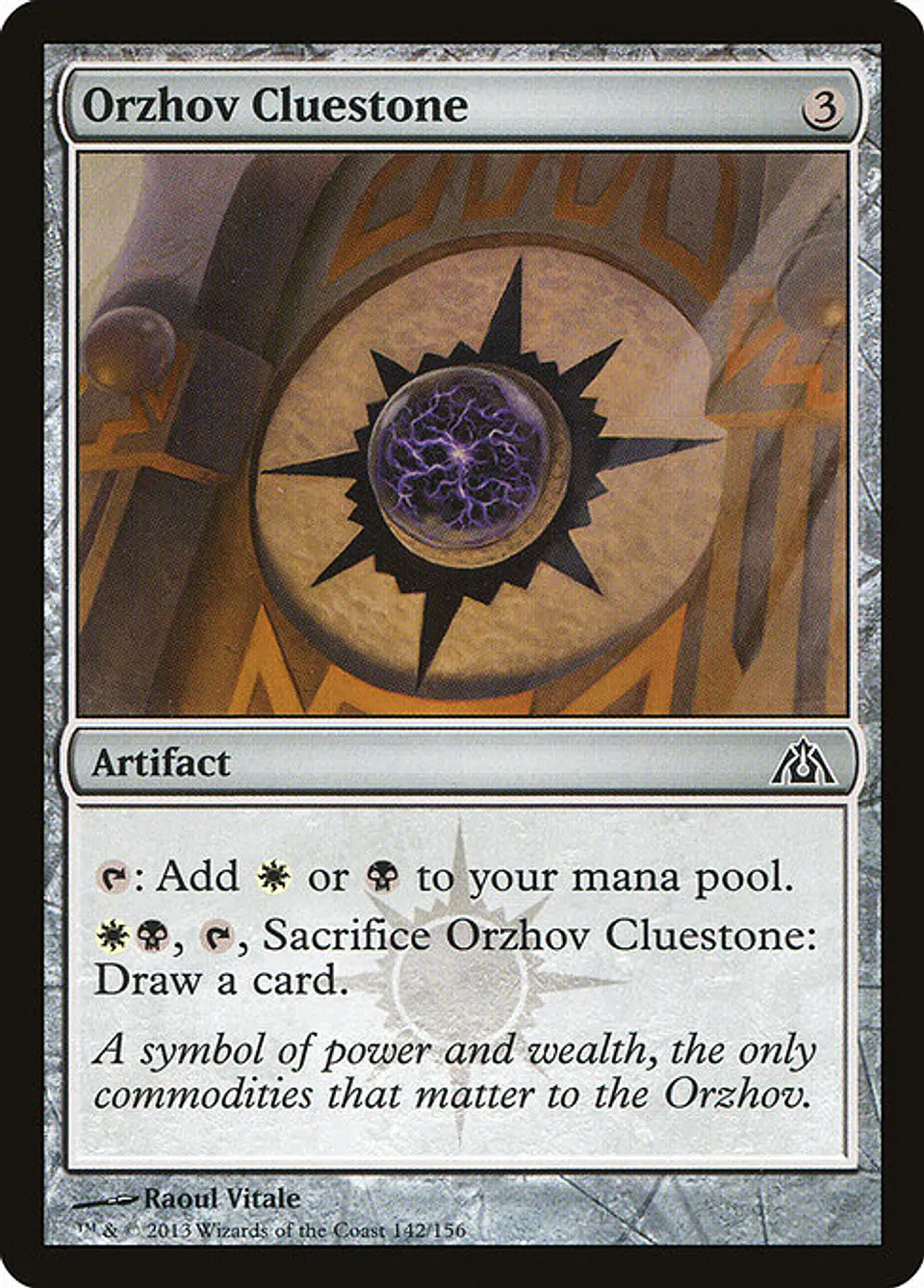 Carta Magic - FOIL Orzhov Cluestone - Idioma: Espa–ol - Edicion: Dragon's Maze 1