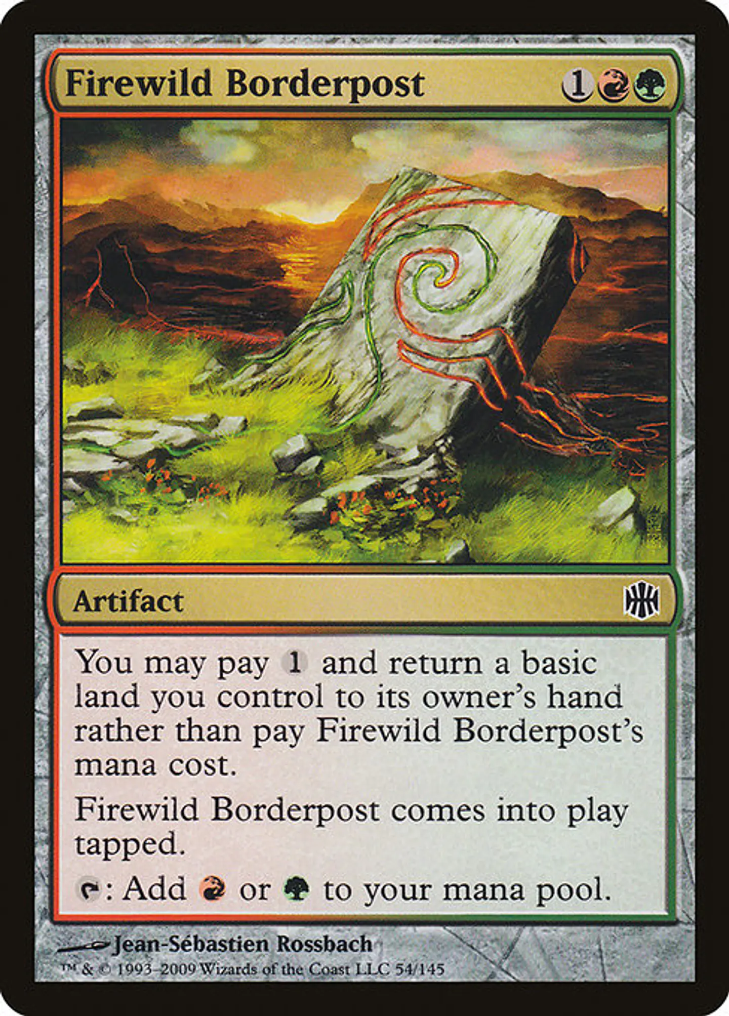 Carta Magic - FOIL Firewild Borderpost - Idioma: Ingles - Edicion: Alara Reborn 1