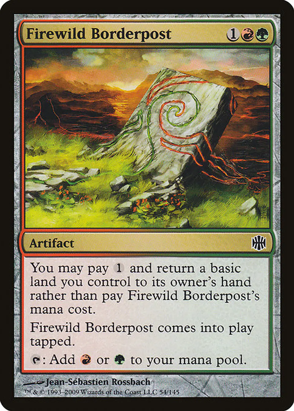 Carta Magic - FOIL Firewild Borderpost - Idioma: Ingles - Edicion: Alara Reborn 1
