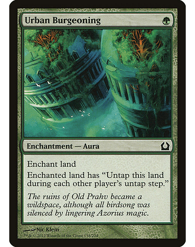 Carta Magic - FOIL Urban Burgeoning - Idioma: Ingles - Edicion: Return to Ravnica