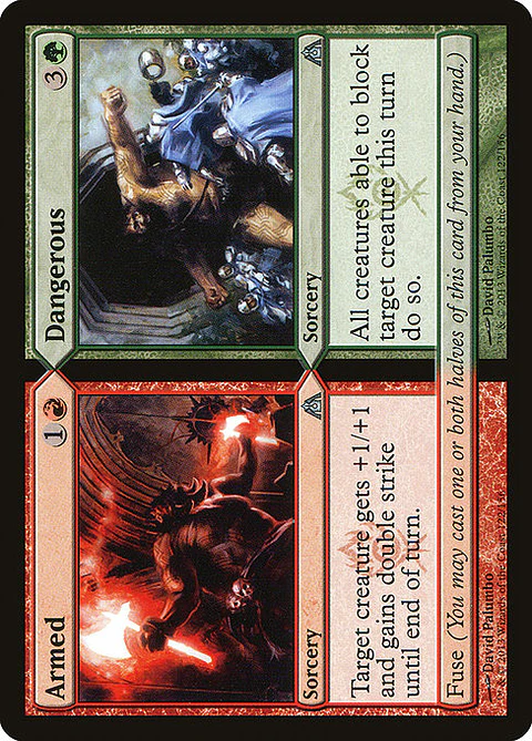 Carta Magic - FOIL Armed // Dangerous - Idioma: Espa–ol - Edicion: Dragon's Maze