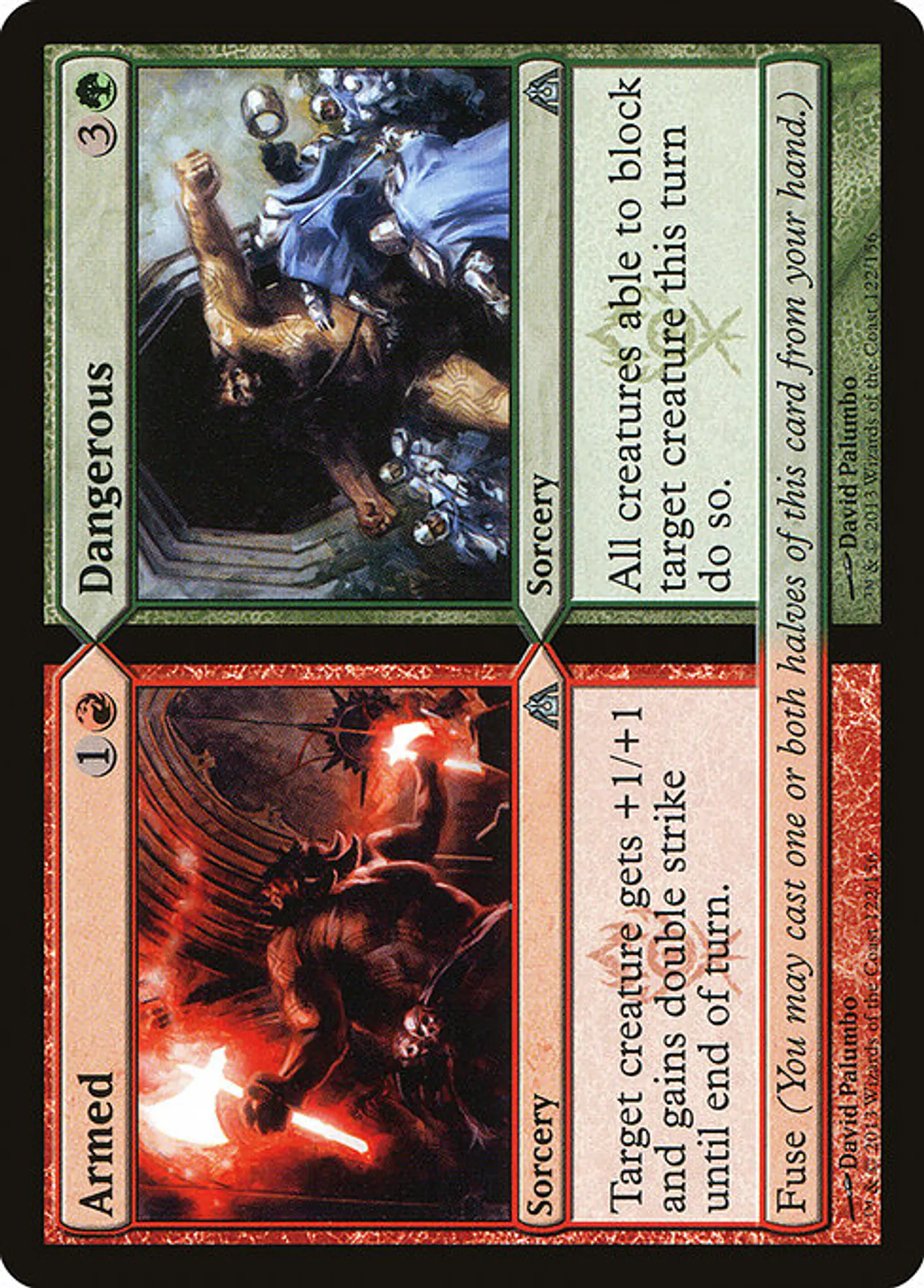 Carta Magic - FOIL Armed // Dangerous - Idioma: Espa–ol - Edicion: Dragon's Maze 1