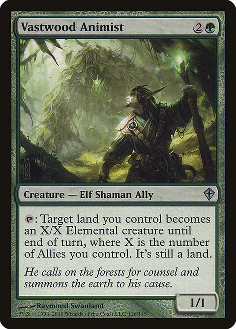 Carta Magic - FOIL Vastwood Animist - Idioma: Ingles - Edicion: Worldwake