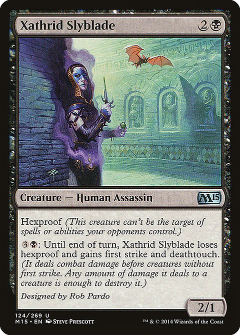 Carta Magic - FOIL Xathrid Slyblade - Idioma: Espa–ol - Edicion: Magic 2015