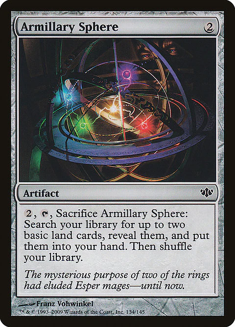 Carta Magic - FOIL Armillary Sphere - Idioma: Ingles - Edicion: Conflux