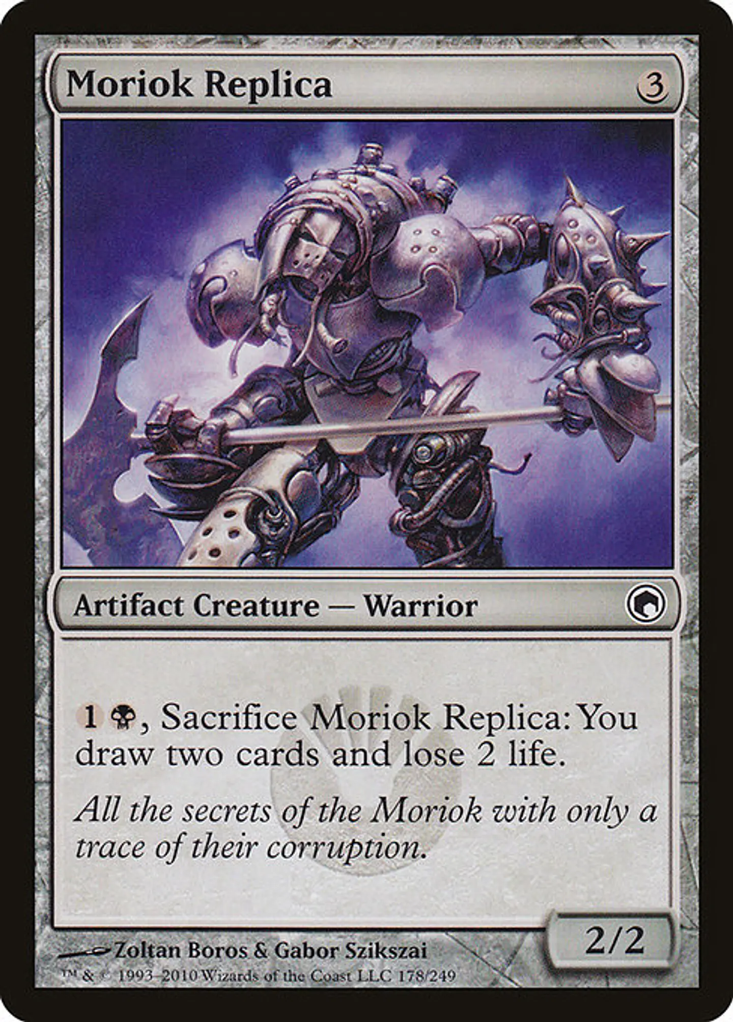 Carta Magic - FOIL Moriok Replica - Idioma: Ingles - Edicion: Scars of Mirrodin 1