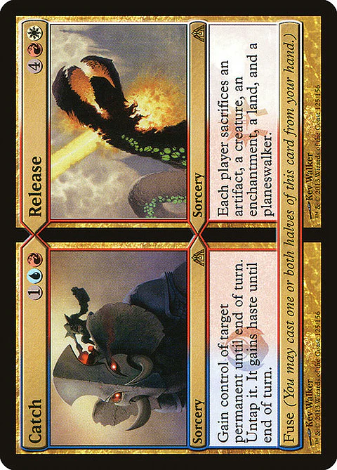 Carta Magic - FOIL Catch // Release - Idioma: Espa–ol - Edicion: Dragon's Maze