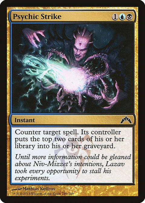 Carta Magic - FOIL Psychic Strike - Idioma: Ingles - Edicion: Gatecrash