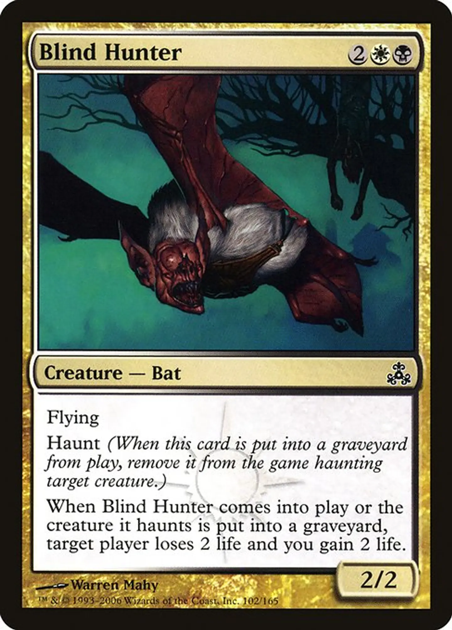 Carta Magic - FOIL Blind Hunter - Idioma: Ingles - Edicion: Guildpact 1