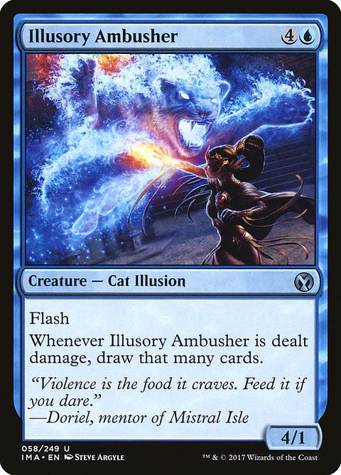 Carta Magic - FOIL Illusory Ambusher - Idioma: Ingles - Edicion: Iconic Masters