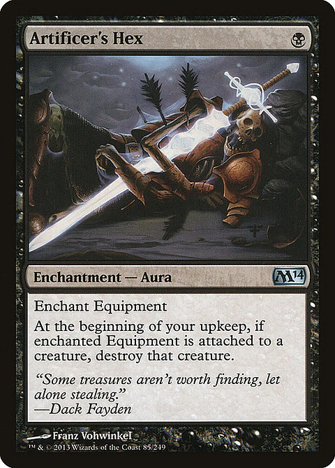 Carta Magic - FOIL Artificer's Hex - Idioma: Espa–ol - Edicion: Magic 2014