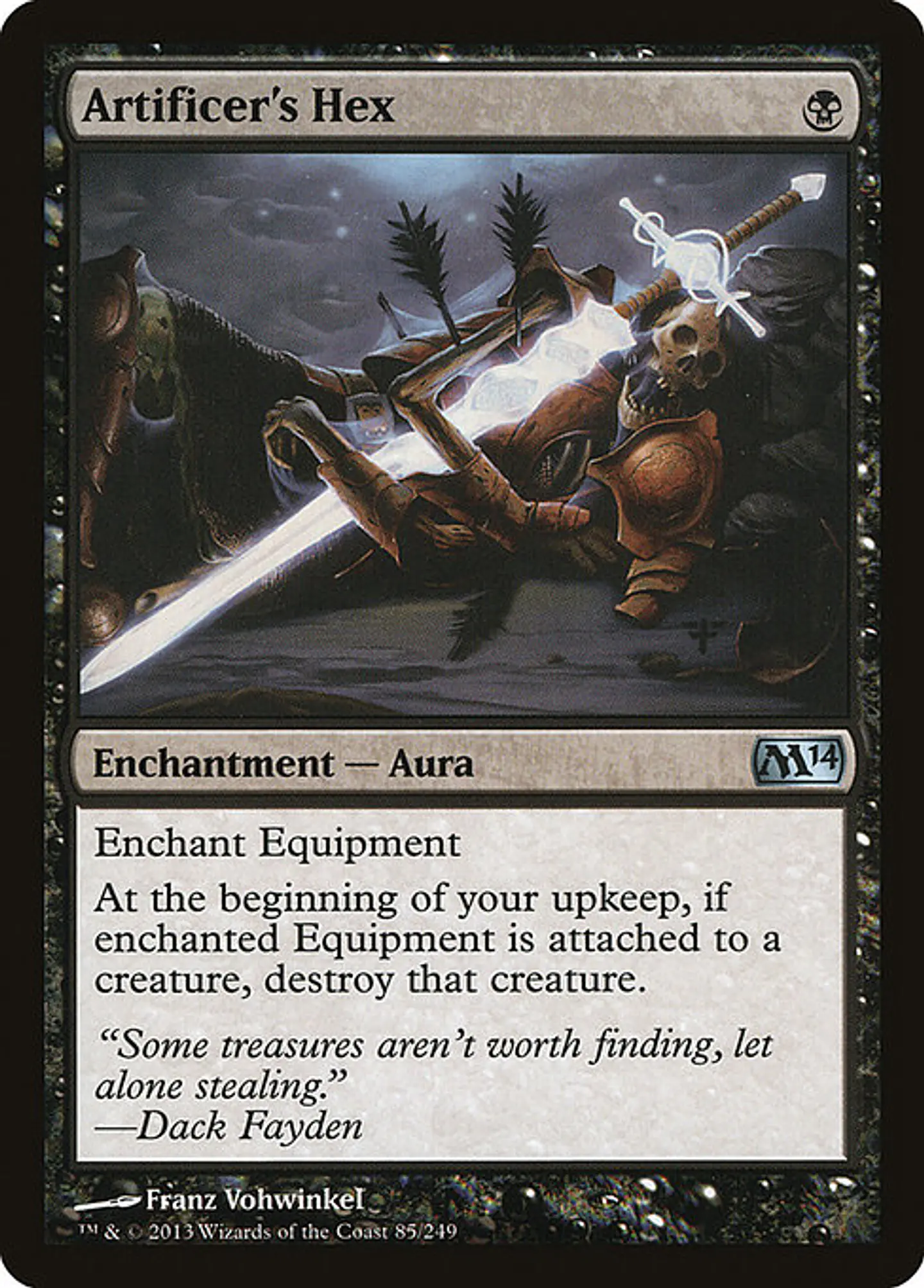 Carta Magic - FOIL Artificer's Hex - Idioma: Espa–ol - Edicion: Magic 2014 1