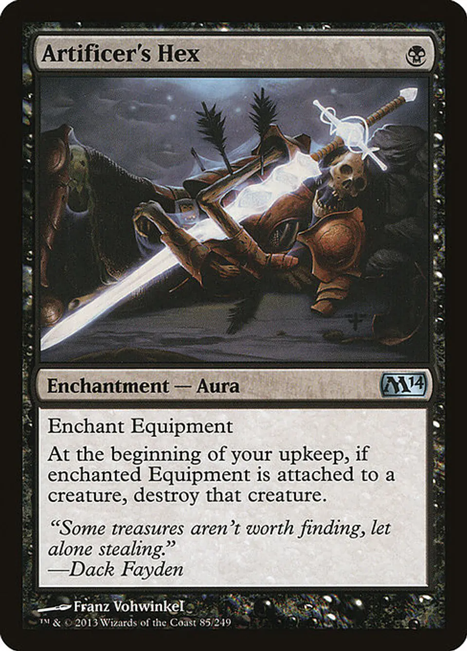 Carta Magic - FOIL Artificer's Hex - Idioma: Espa–ol - Edicion: Magic 2014 1