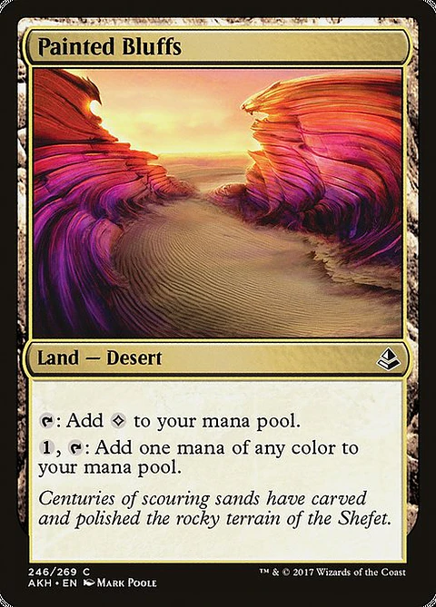 Carta Magic - FOIL Painted Bluffs - Idioma: Espa–ol - Edicion: Amonkhet