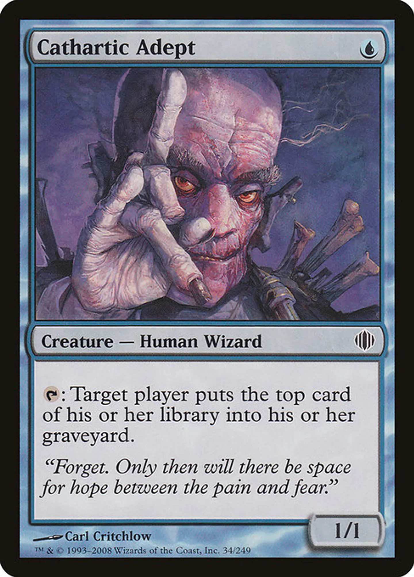 Carta Magic - FOIL Cathartic Adept - Idioma: Ingles - Edicion: Shards of Alara 1