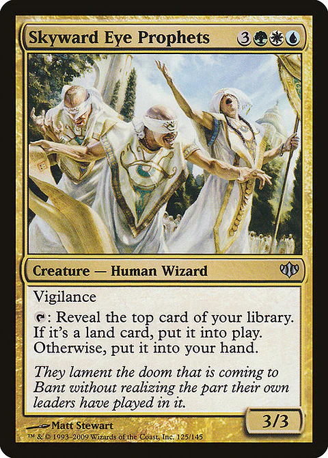 Carta Magic - FOIL Skyward Eye Prophets - Idioma: Ingles - Edicion: Conflux