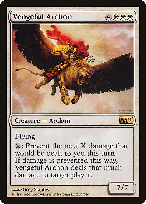 Carta Magic - FOIL Vengeful Archon - Idioma: Ingles - Edicion: Magic 2011