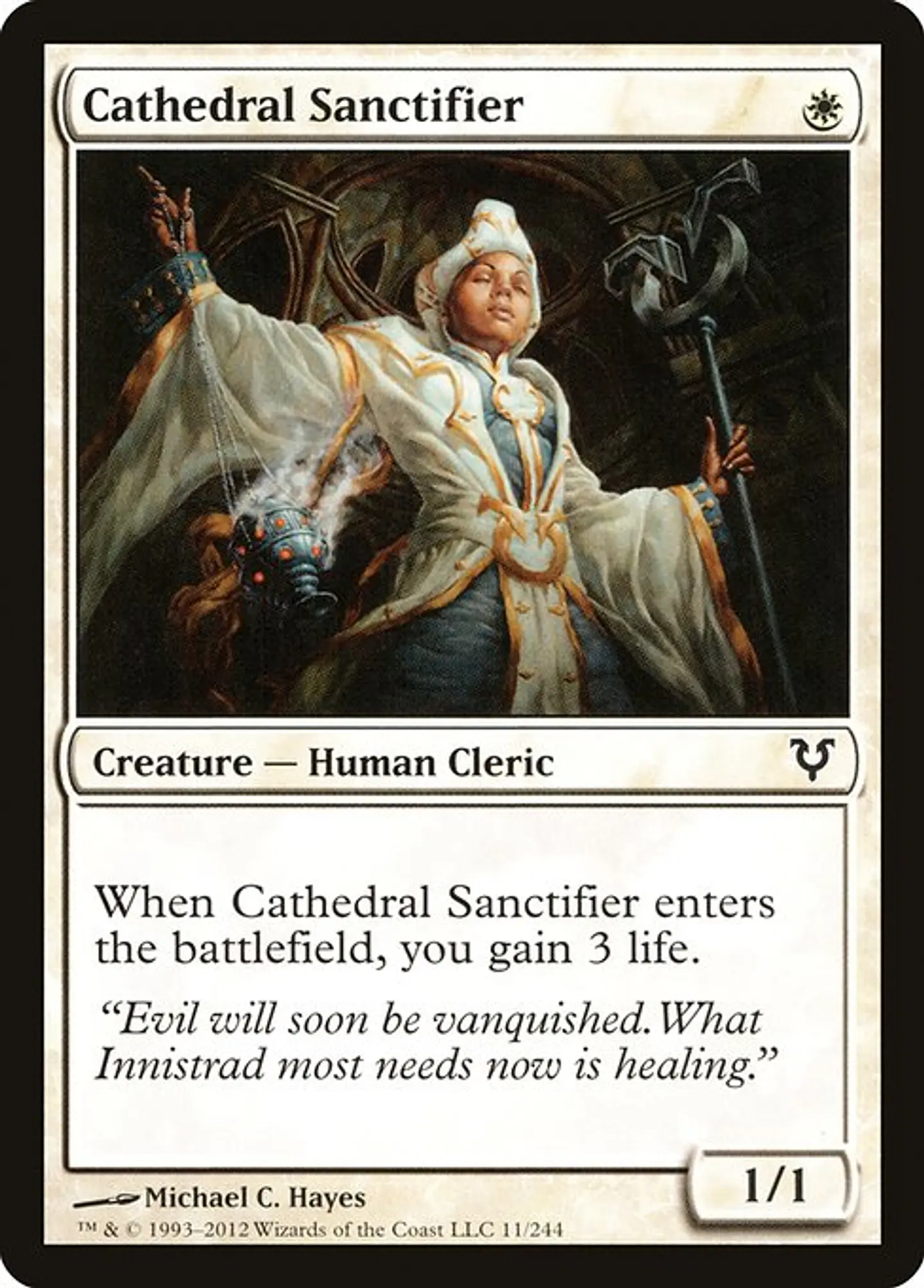 Carta Magic - FOIL Cathedral Sanctifier - Idioma: Ingles - Edicion: Avacyn Restored 1