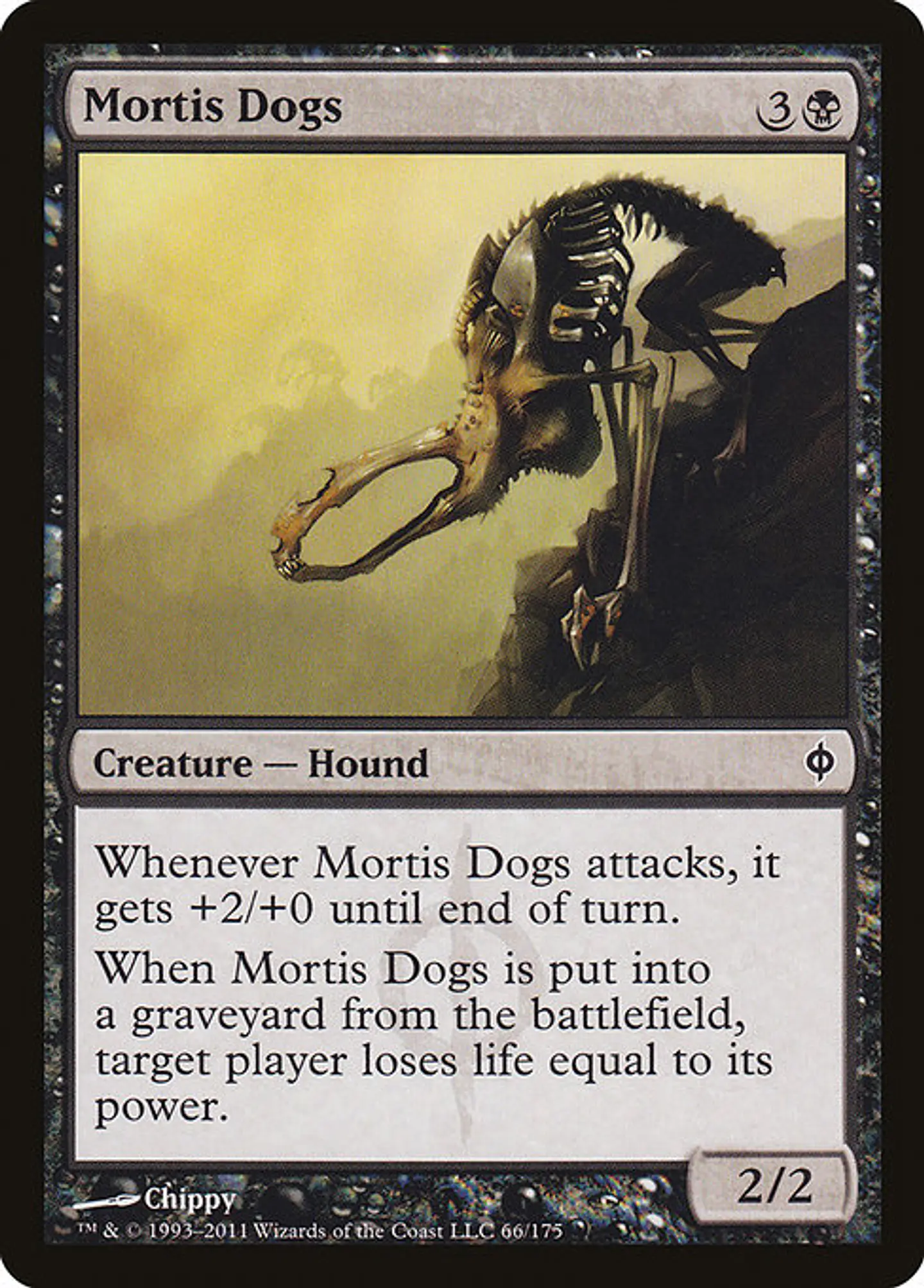 Carta Magic - FOIL Mortis Dogs - Idioma: Espa–ol - Edicion: New Phyrexia 1