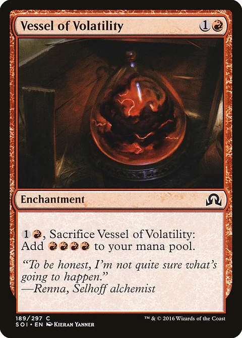Carta Magic - FOIL Vessel of Volatility - Idioma: Ingles - Edicion: Shadows over Innistrad