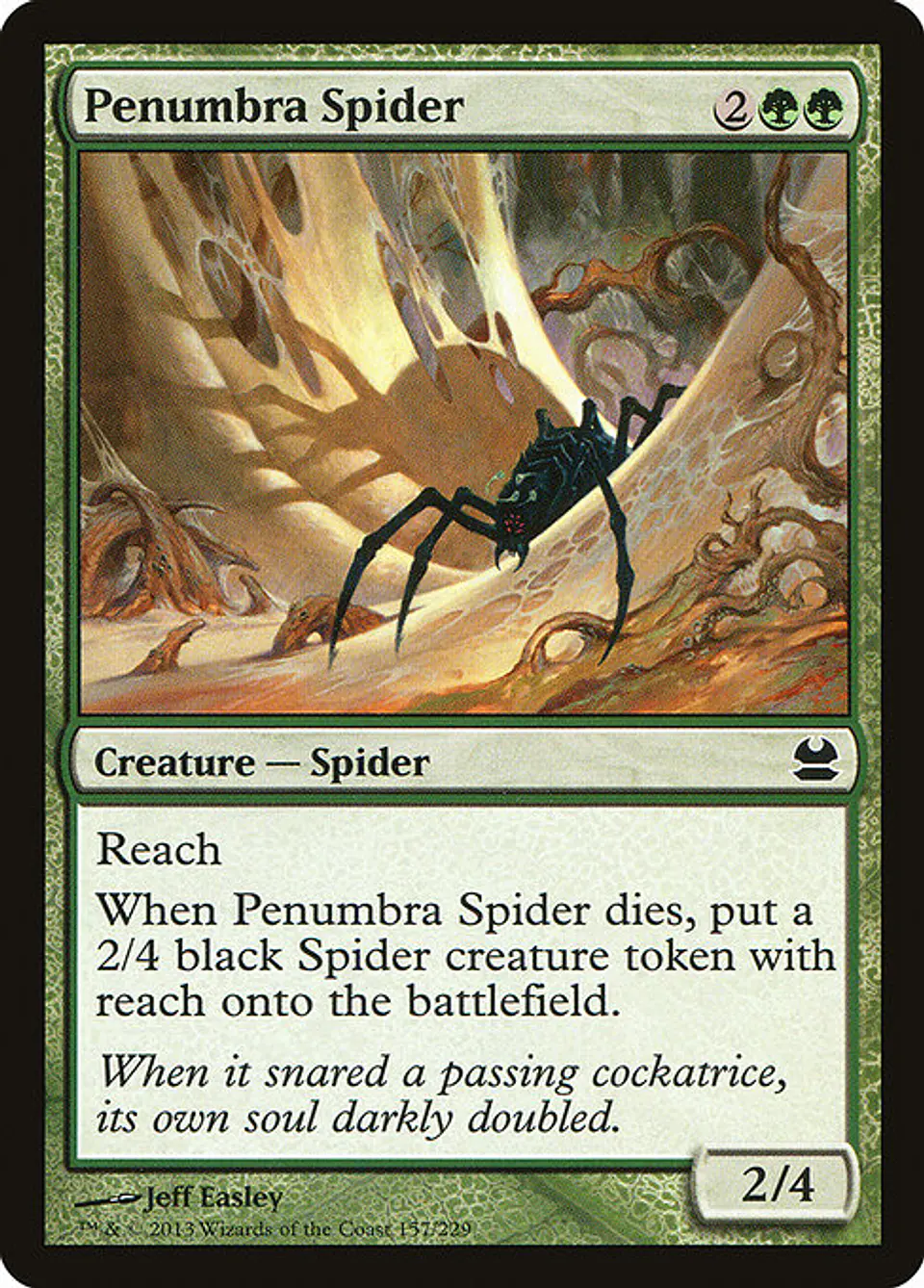 Carta Magic - FOIL Penumbra Spider - Idioma: Ingles - Edicion: Modern Masters 1