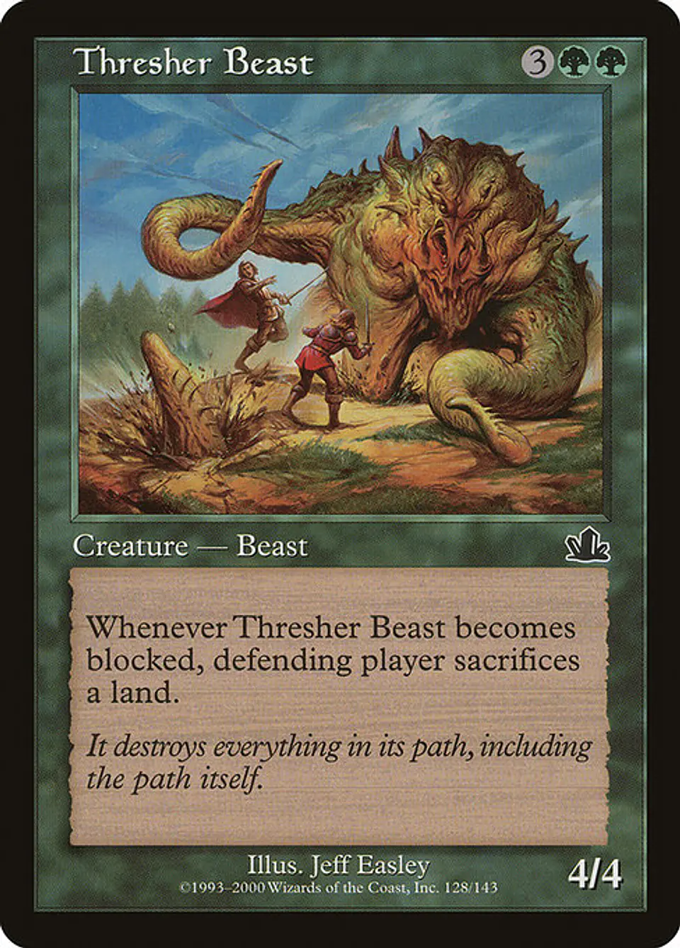 Carta Magic - FOIL Thresher Beast - Idioma: Ingles - Edicion: Prophecy 1