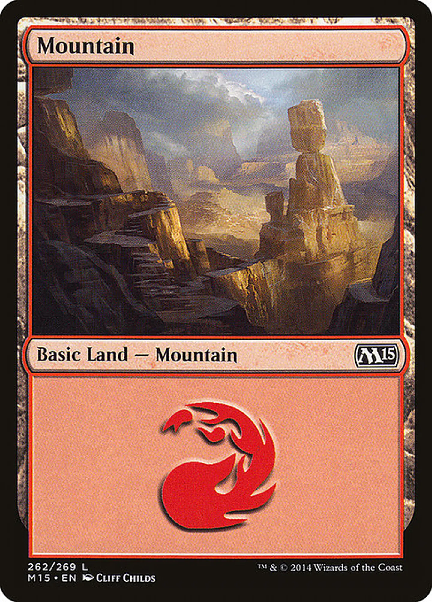 Carta Magic - FOIL Mountain - Idioma: Espa–ol - Edicion: Magic 2015 1