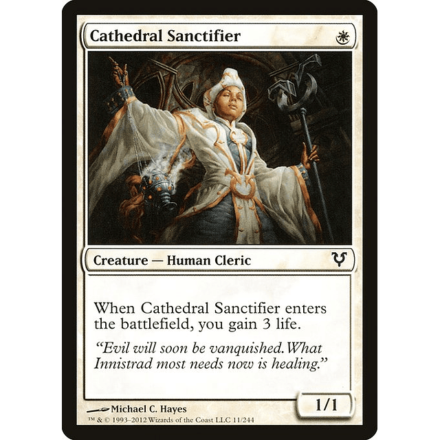 Carta Magic - FOIL Cathedral Sanctifier - Idioma: Espa–ol - Edicion: Avacyn Restored