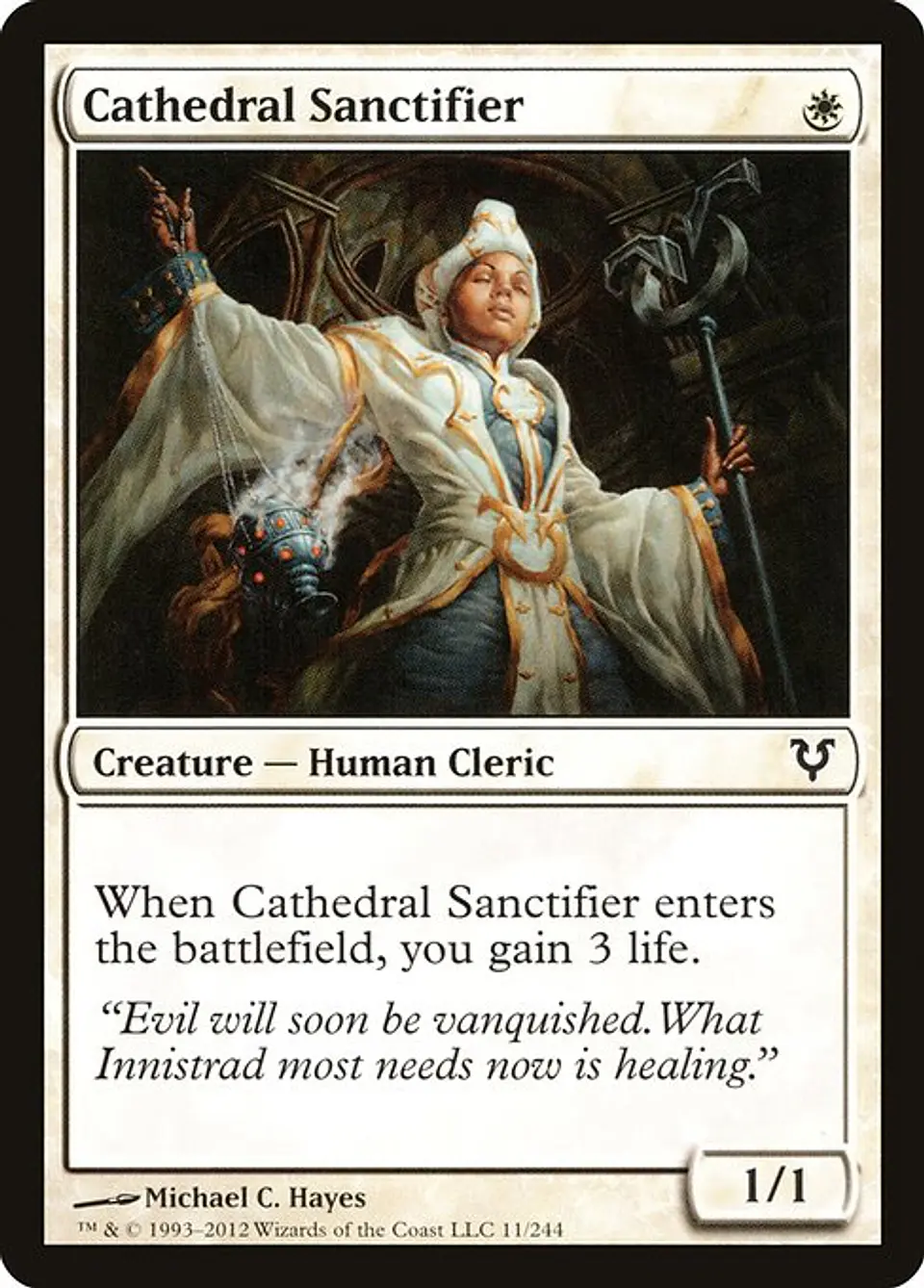 Carta Magic - FOIL Cathedral Sanctifier - Idioma: Espa–ol - Edicion: Avacyn Restored 1