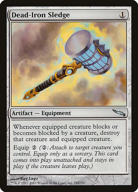 Carta Magic - FOIL Dead-Iron Sledge - Idioma: Ingles - Edicion: Mirrodin