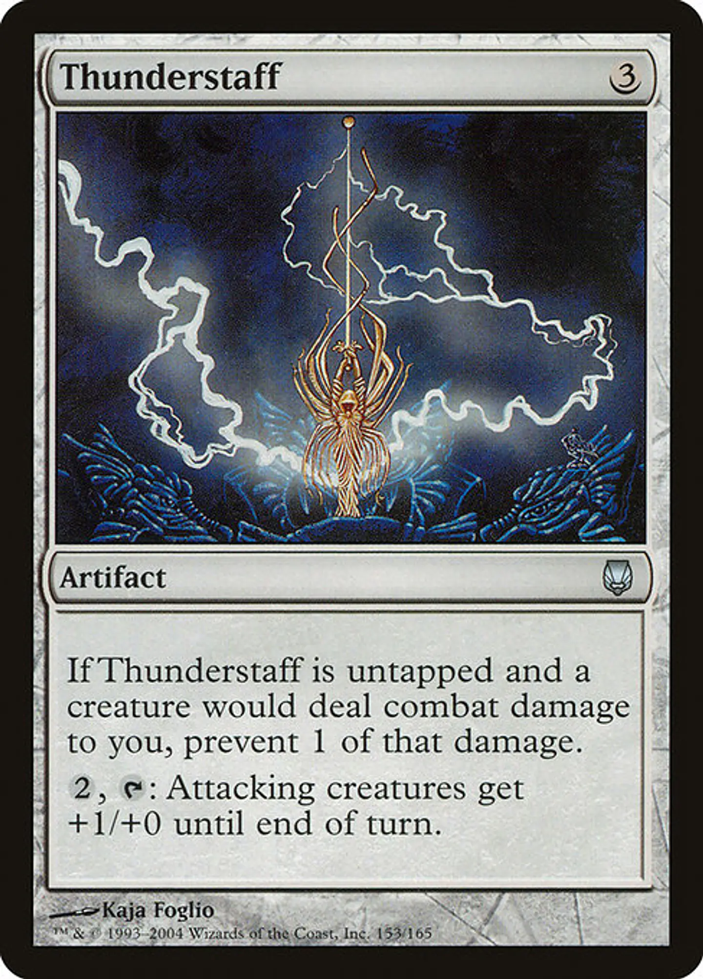 Carta Magic - FOIL Thunderstaff - Idioma: Ingles - Edicion: Darksteel 1