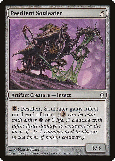 Carta Magic - FOIL Pestilent Souleater - Idioma: Ingles - Edicion: New Phyrexia