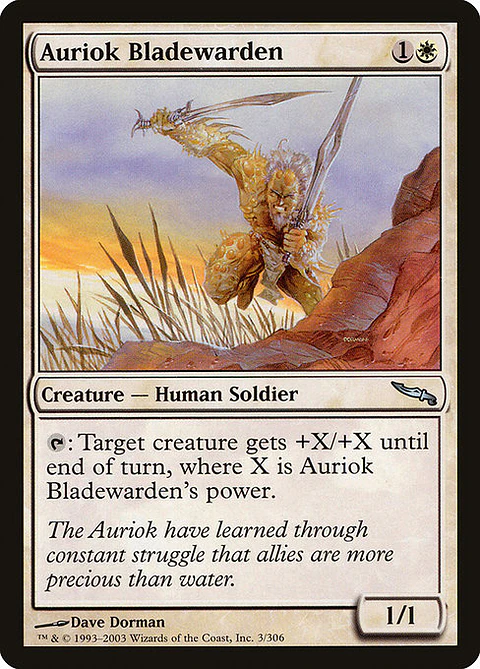 Carta Magic - FOIL Auriok Bladewarden - Idioma: Ingles - Edicion: Mirrodin