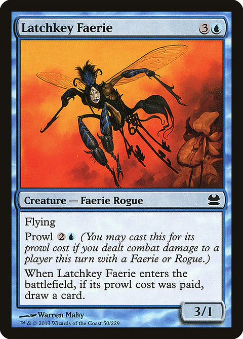 Carta Magic - FOIL Latchkey Faerie - Idioma: Ingles - Edicion: Modern Masters