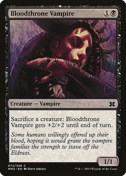 Carta Magic - FOIL Bloodthrone Vampire - Idioma: Ingles - Edicion: Modern Masters 2015