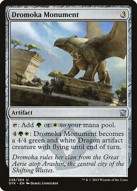 Carta Magic - FOIL Dromoka Monument - Idioma: Ingles - Edicion: Dragons of Tarkir