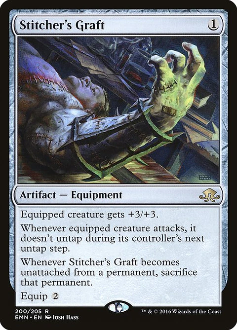 Carta Magic - FOIL Stitcher's Graft - Idioma: Ingles - Edicion: Eldritch Moon