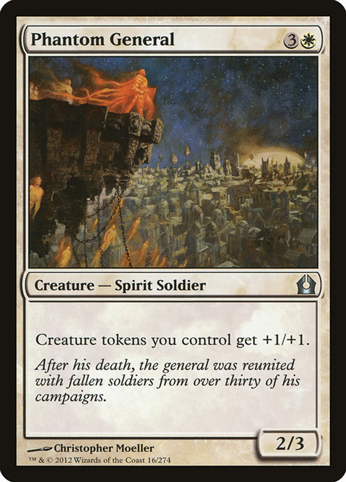 Carta Magic - FOIL Phantom General - Idioma: Ingles - Edicion: Return to Ravnica 1