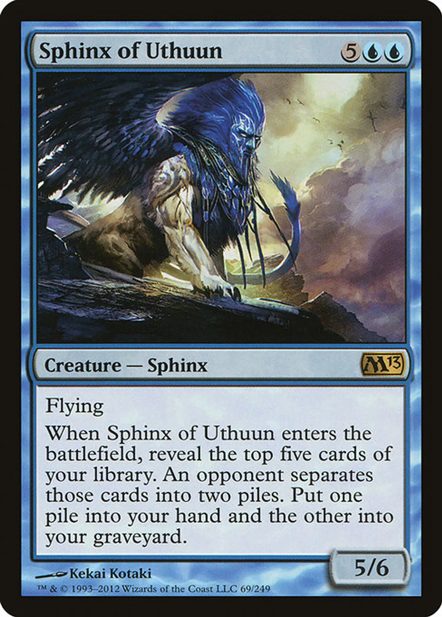Carta Magic - FOIL Sphinx of Uthuun - Idioma: Espa–ol - Edicion: Magic 2013 1