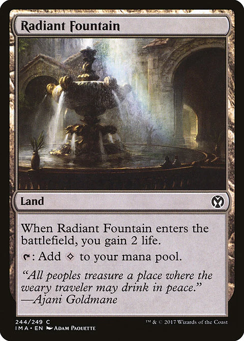 Carta Magic - FOIL Radiant Fountain - Idioma: Ingles - Edicion: Iconic Masters