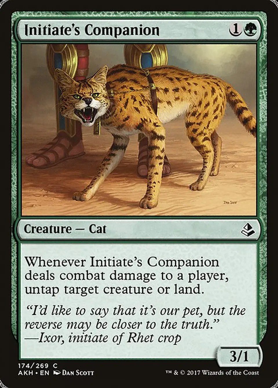 Carta Magic - FOIL Initiate's Companion - Idioma: Espa–ol - Edicion: Amonkhet 1