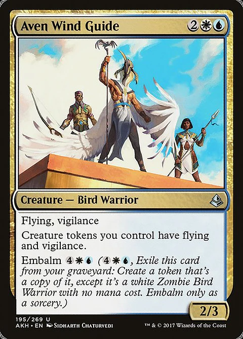 Carta Magic - FOIL Aven Wind Guide - Idioma: Ingles - Edicion: Amonkhet