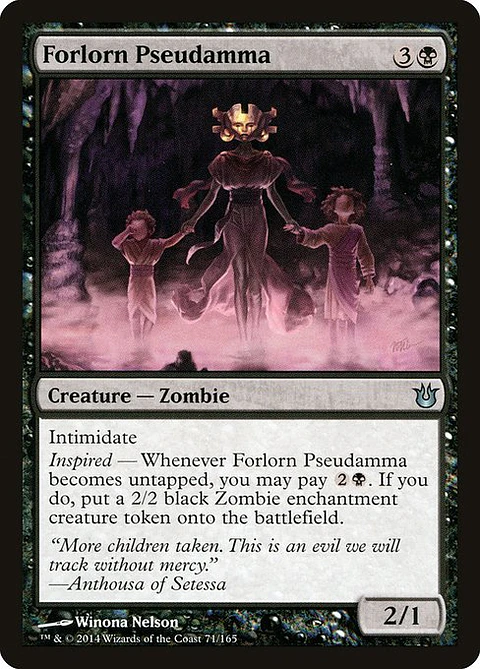Carta Magic - FOIL Forlorn Pseudamma - Idioma: Espa–ol - Edicion: Born of the Gods