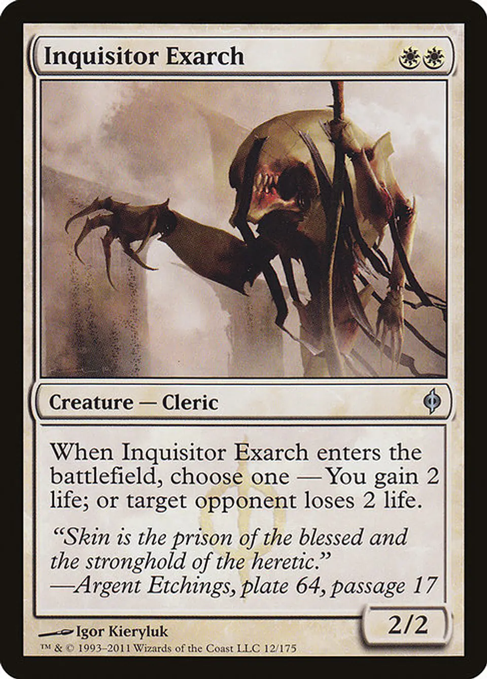 Carta Magic - FOIL Inquisitor Exarch - Idioma: Ingles - Edicion: New Phyrexia 1