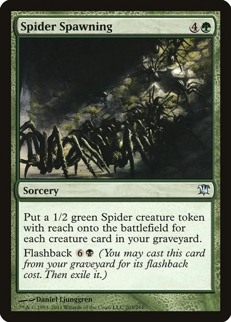 Carta Magic - FOIL Spider Spawning - Idioma: Ingles - Edicion: Innistrad 1