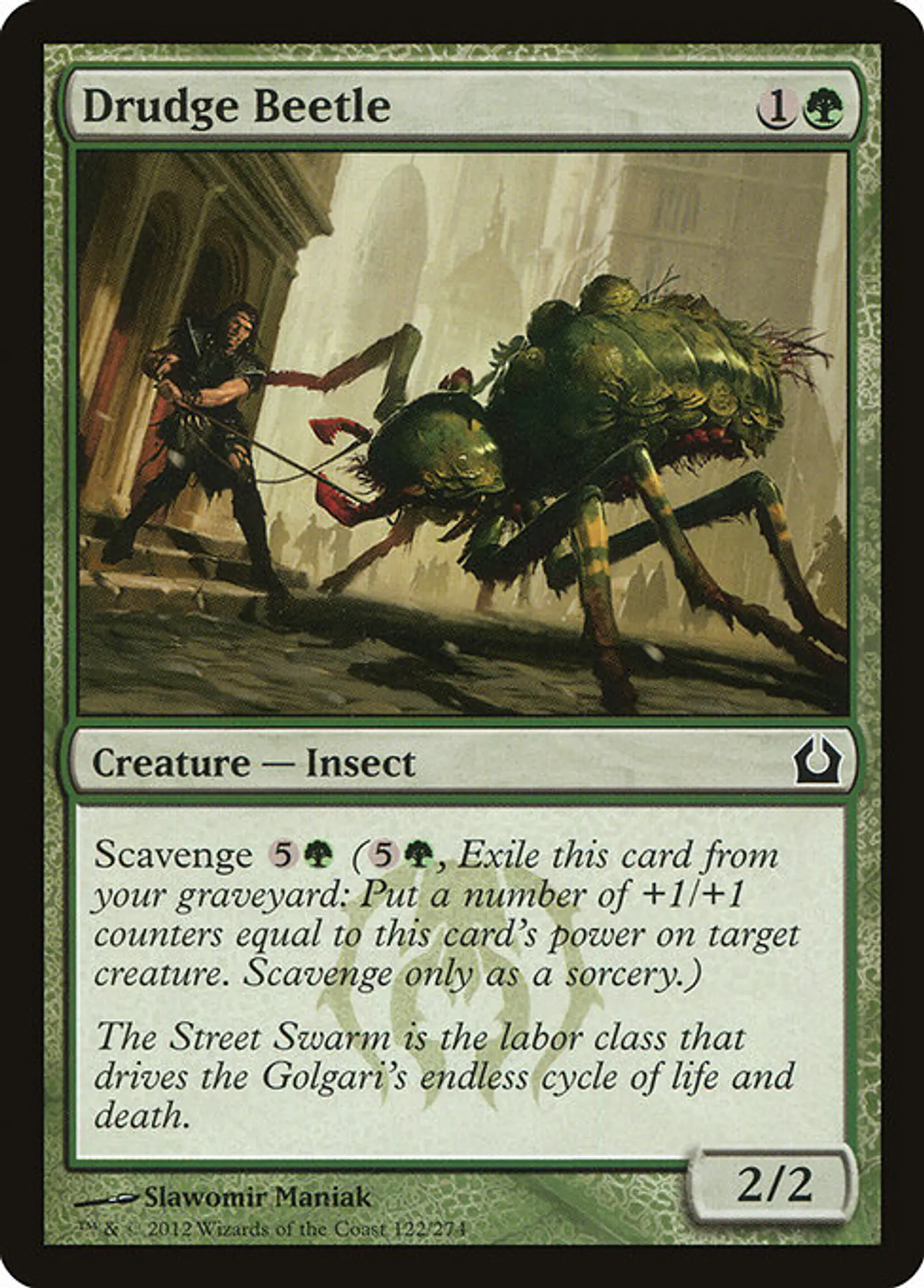 Carta Magic - FOIL Drudge Beetle - Idioma: Ingles - Edicion: Return to Ravnica 1