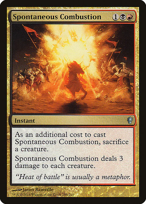 Carta Magic - FOIL Spontaneous Combustion - Idioma: Ingles - Edicion: Conspiracy