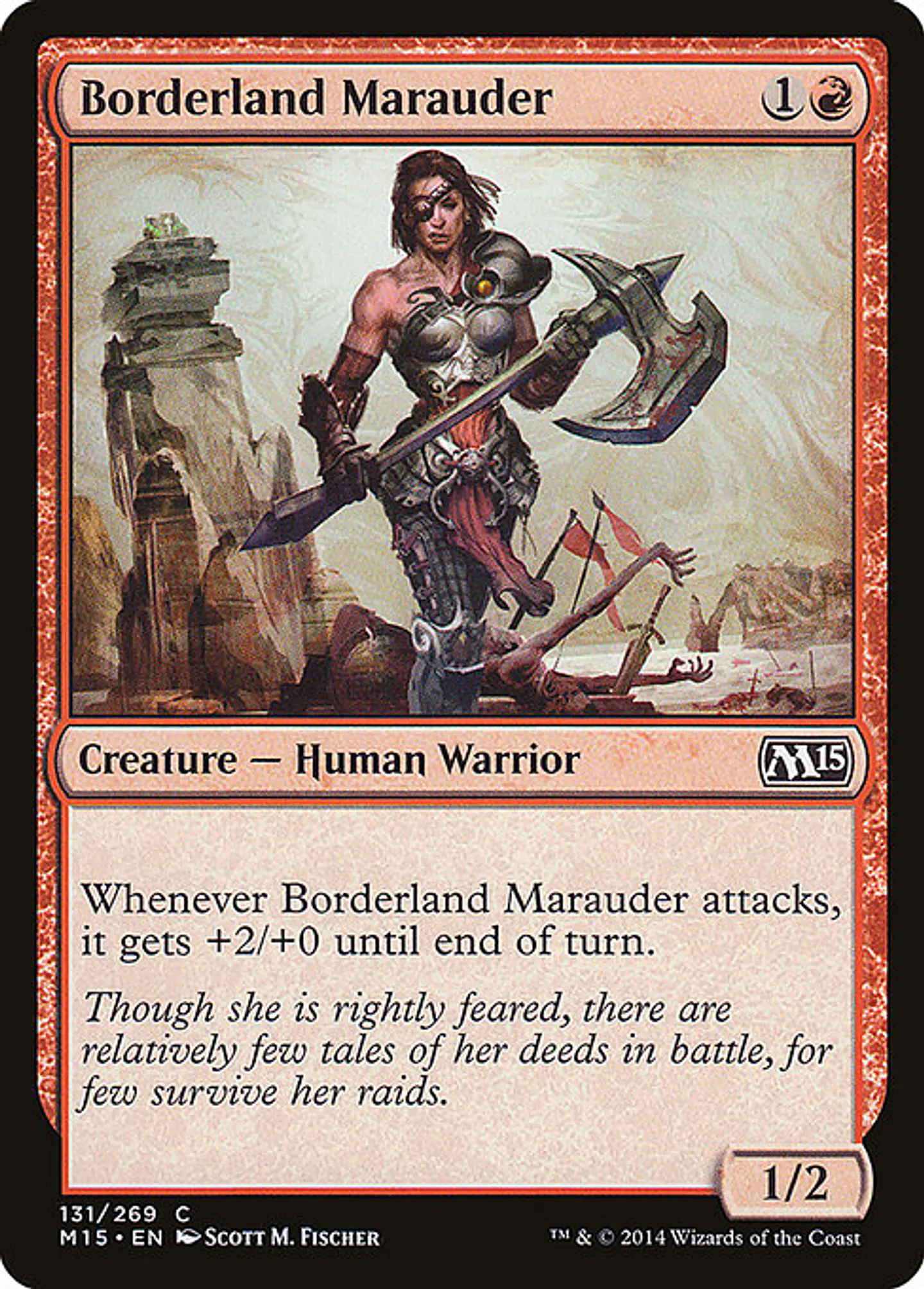 Carta Magic - FOIL Borderland Marauder - Idioma: Espa–ol - Edicion: Magic 2015 1