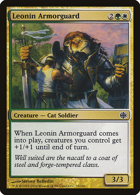 Carta Magic - FOIL Leonin Armorguard - Idioma: Ingles - Edicion: Alara Reborn